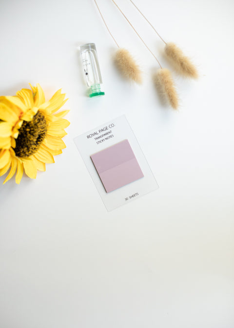 Small Square | Transparent Matte Sticky Notes