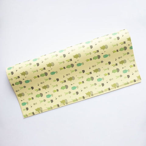 Cactus Gift Wrapping Paper (Set of 2)
