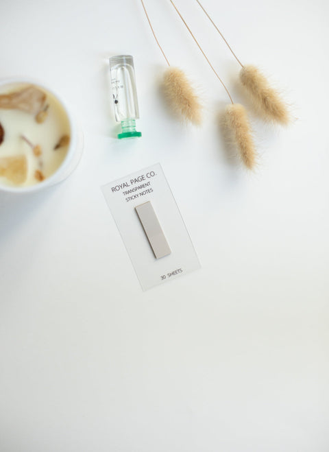 Circle | Transparent Matte Sticky Notes