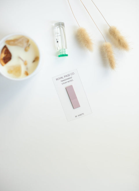 Circle | Transparent Matte Sticky Notes
