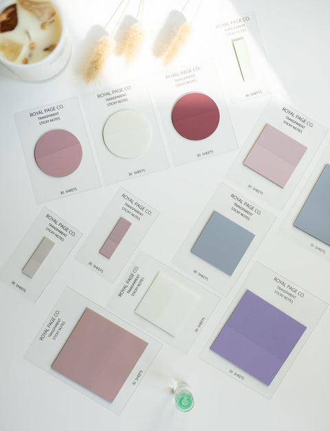 Circle | Transparent Matte Sticky Notes