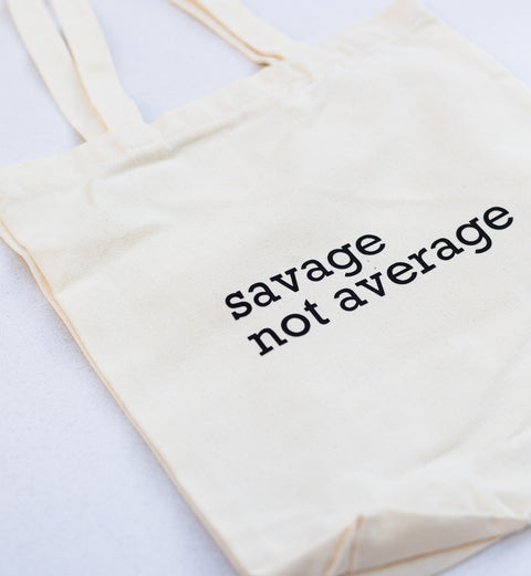 Savage Cotton Tote Bag