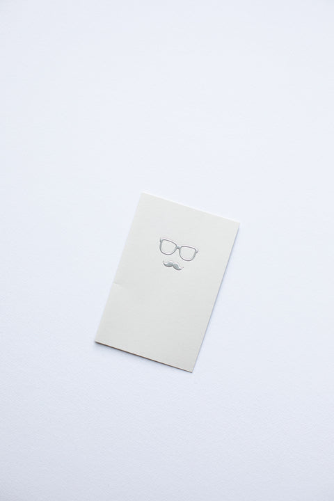 Moustache Greeting Card