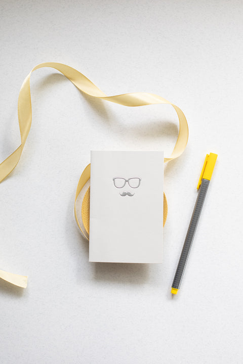 Moustache Greeting Card