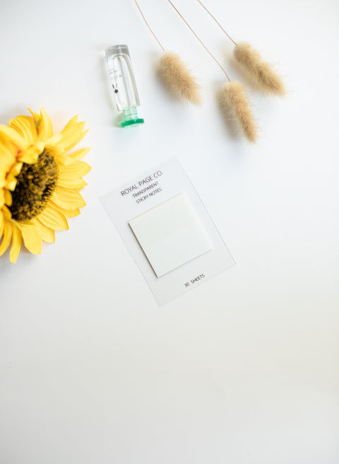 Small Square | Transparent Matte Sticky Notes