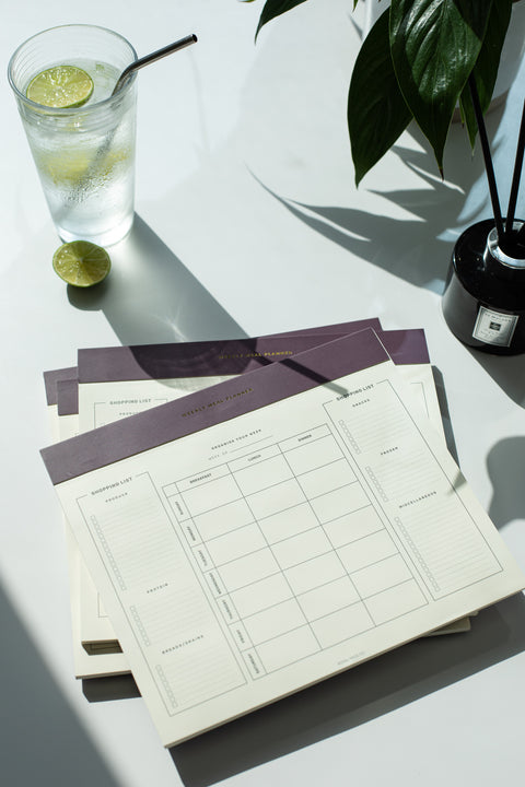 Weekly Meal planning to organise your meals