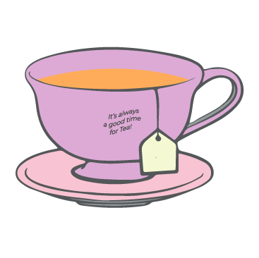 Tea Clear Sticker
